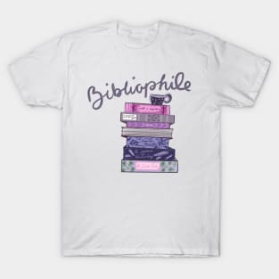 Bibliophile Book Stack T-Shirt